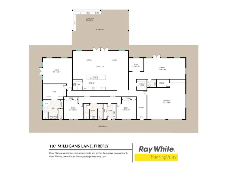 Floorplan of Homely rural property listing, 107 Milligans Lane, Firefly NSW 2429