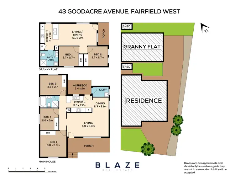Floorplan of Homely house listing, 43 Goodacre Avenue, Fairfield West NSW 2165