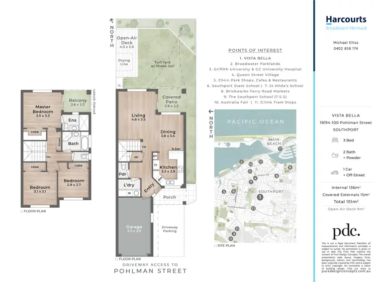 Floorplan of Homely townhouse listing, 19/94-100 Pohlman Street, Southport QLD 4215