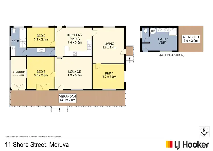 Floorplan of Homely house listing, 11 Shore Street, Moruya NSW 2537