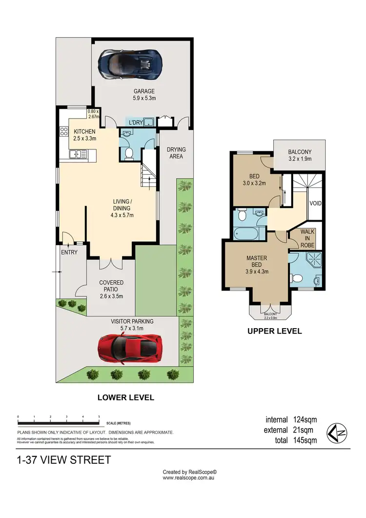 Floorplan of Homely townhouse listing, 1/37 View Street, Wooloowin QLD 4030