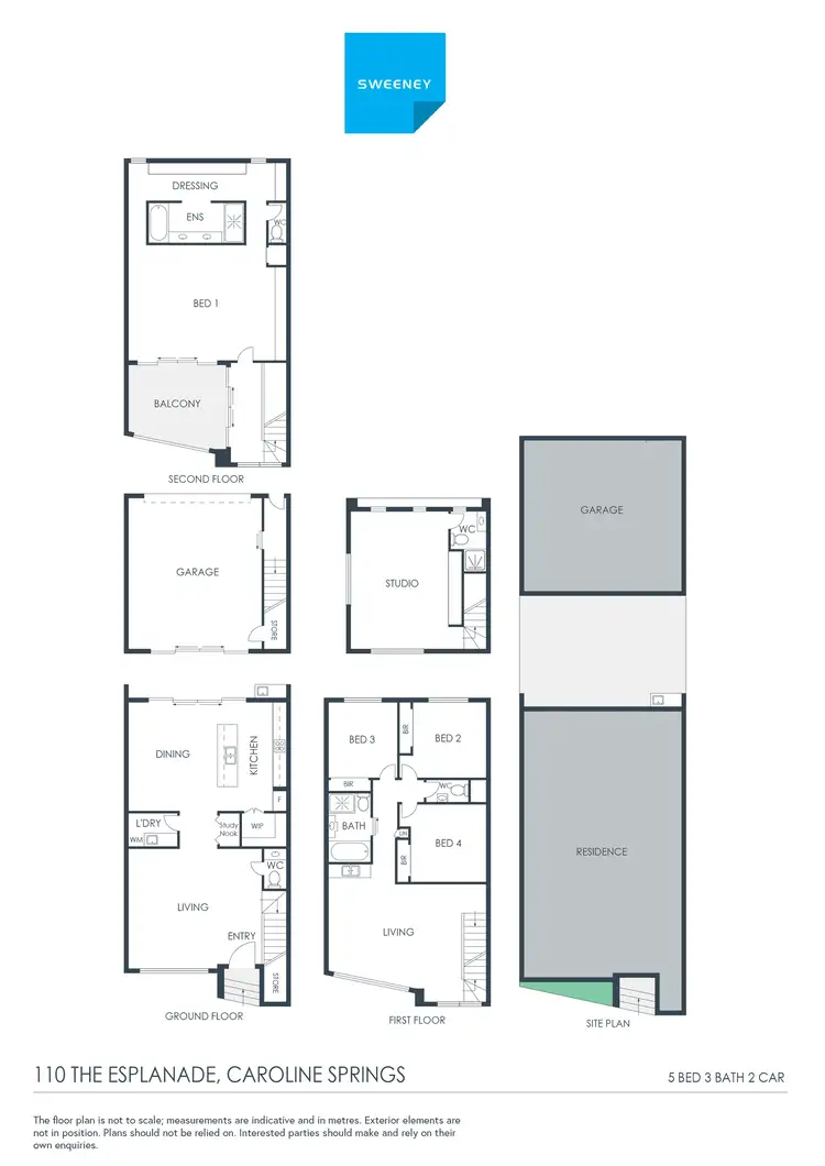 Floorplan of Homely house listing, 110 The Esplanade, Caroline Springs VIC 3023