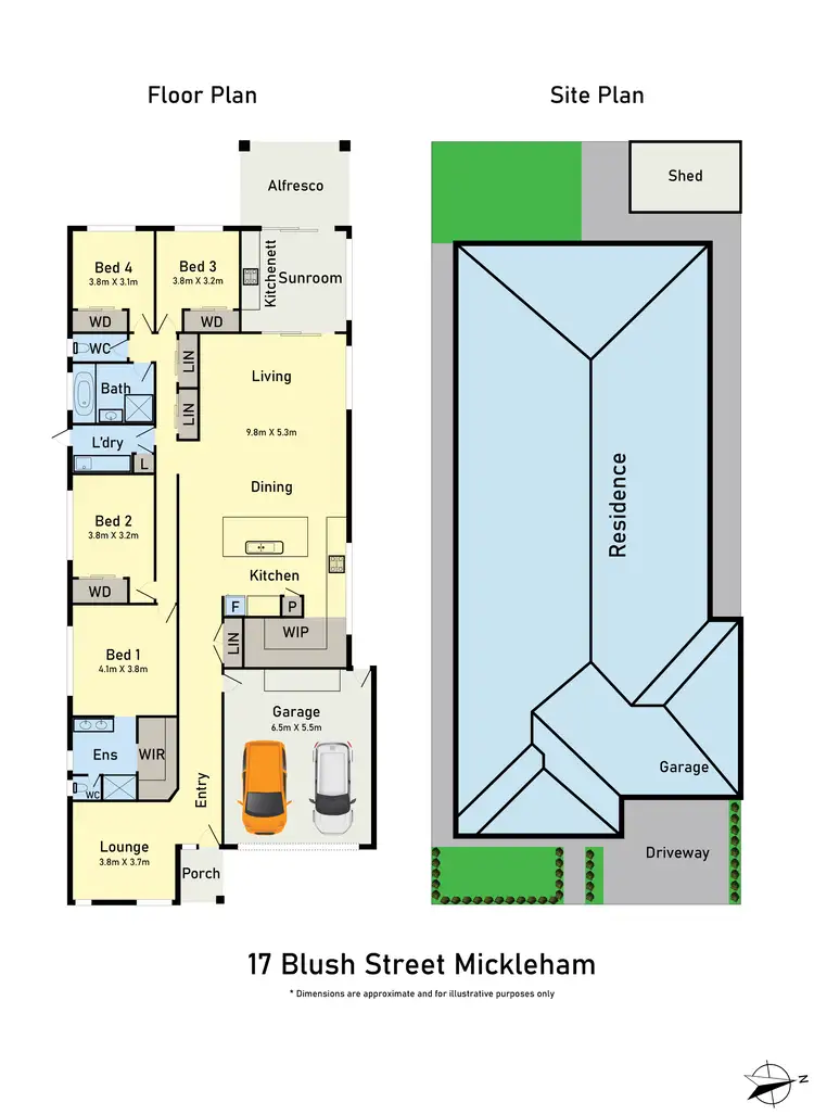 Floorplan of Homely house listing, 17 Blush Street, Mickleham VIC 3064