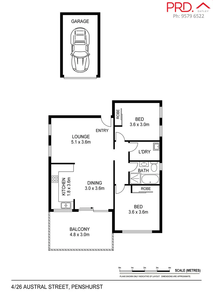 Floorplan of Homely apartment listing, 4/26 Austral Street, Penshurst NSW 2222