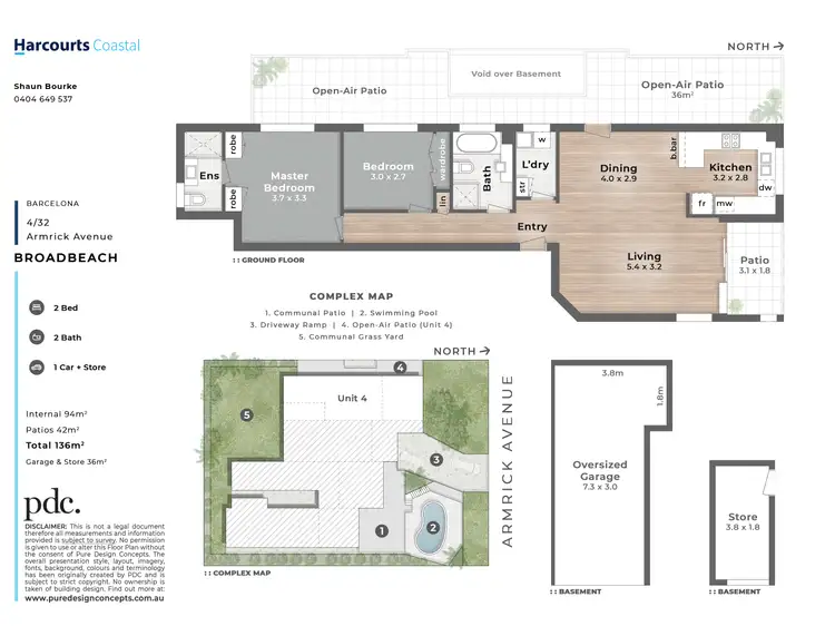 Floorplan of Homely apartment listing, 4/32 Armrick Avenue, Broadbeach QLD 4218