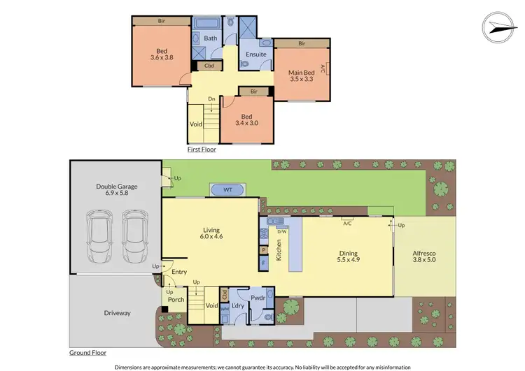 Floorplan of Homely townhouse listing, 2/55-57 Strathavan Drive, Berwick VIC 3806