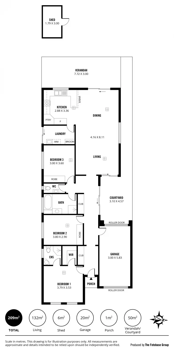 Floorplan of Homely house listing, 15 St Albyns Street, Findon SA 5023