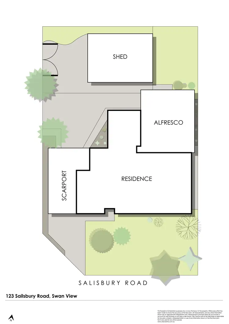 Floorplan of Homely house listing, 123 Salisbury Road, Swan View WA 6056