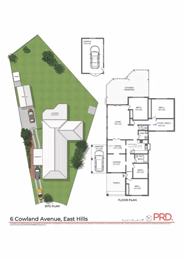 Floorplan of Homely house listing, 6 Cowland Avenue, East Hills NSW 2213