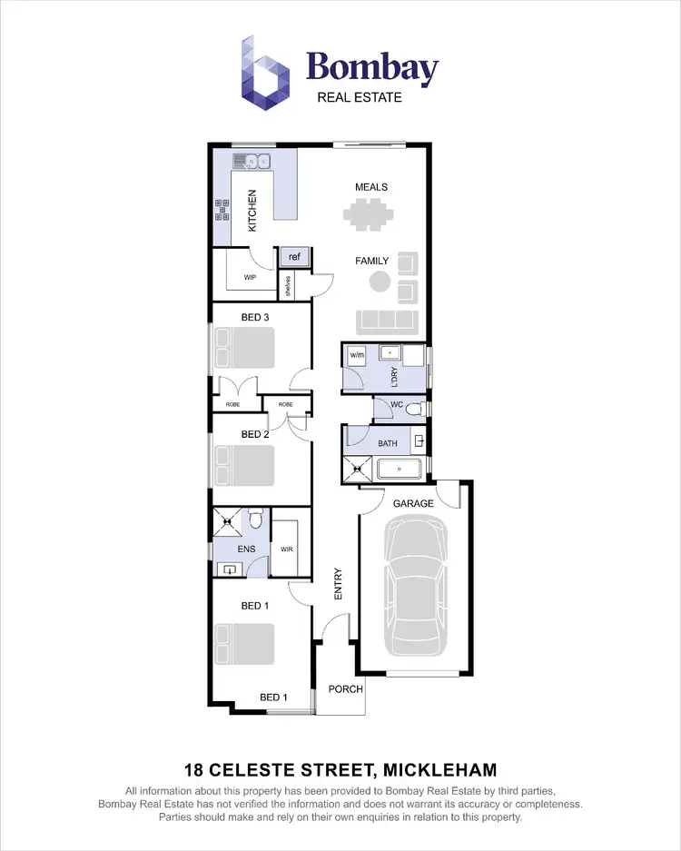 Floorplan of Homely house listing, 18 Celeste Street, Mickleham VIC 3064