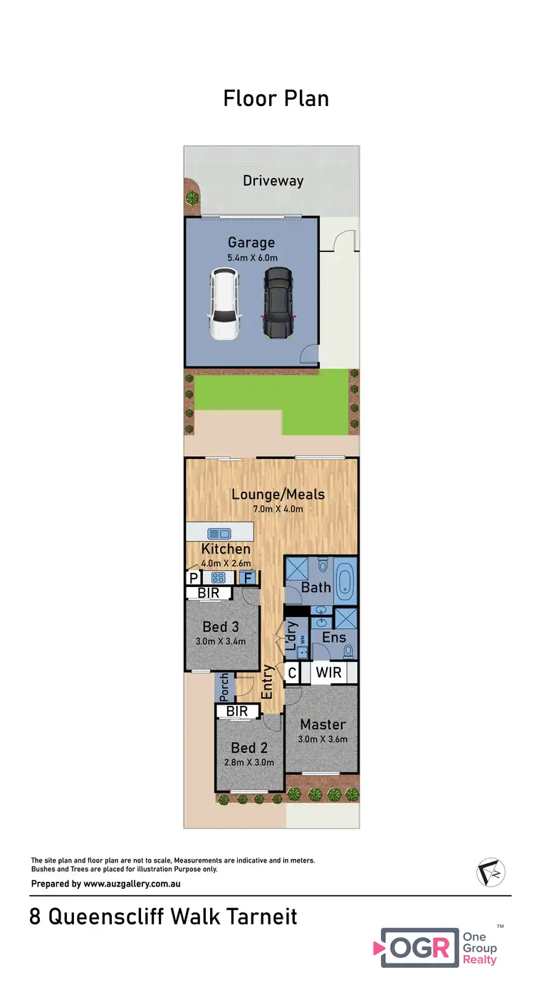 Floorplan of Homely house listing, 8 Queenscliff Walk, Tarneit VIC 3029
