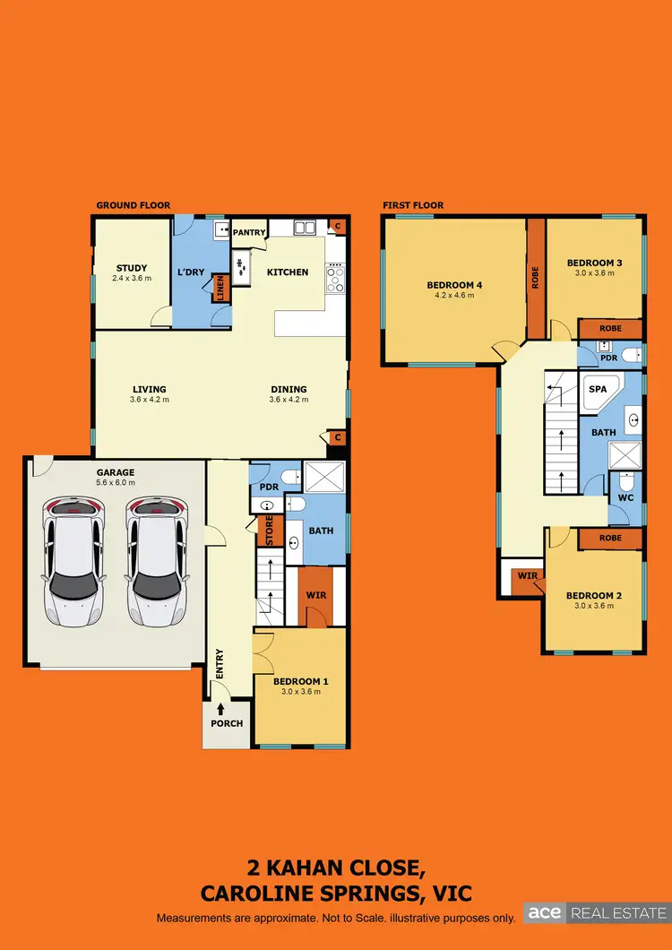 Floorplan of Homely house listing, 2 Kahan Close, Caroline Springs VIC 3023