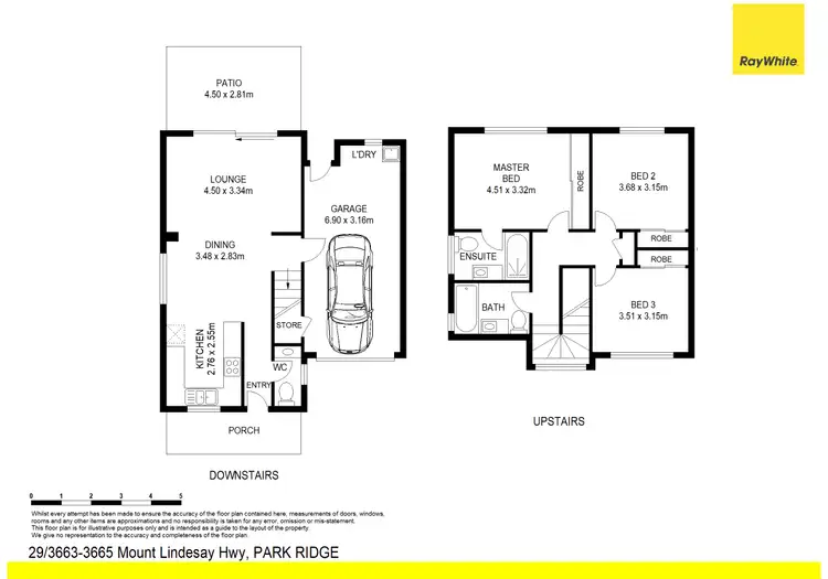 Floorplan of Homely townhouse listing, 29/3663-3665 Mount Lindesay Highway, Park Ridge QLD 4125