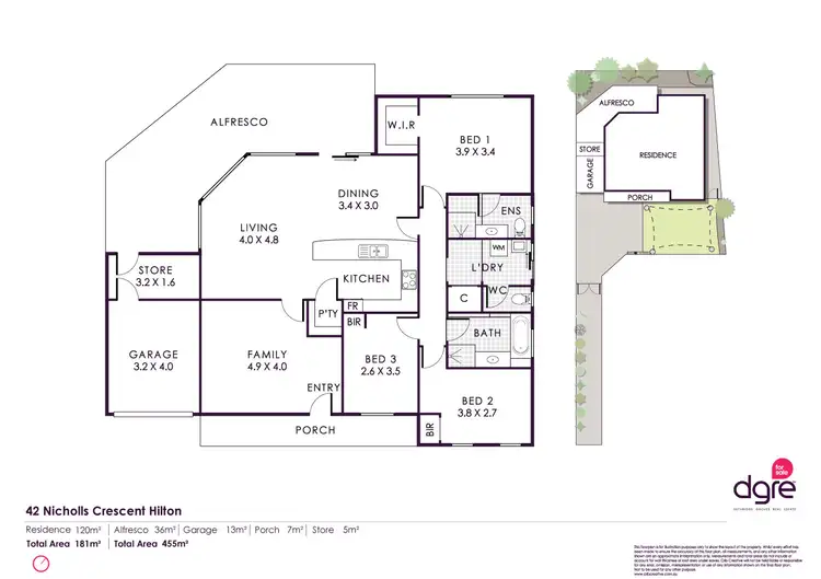 Floorplan of Homely house listing, 42A Nicholas Crescent, Hilton WA 6163