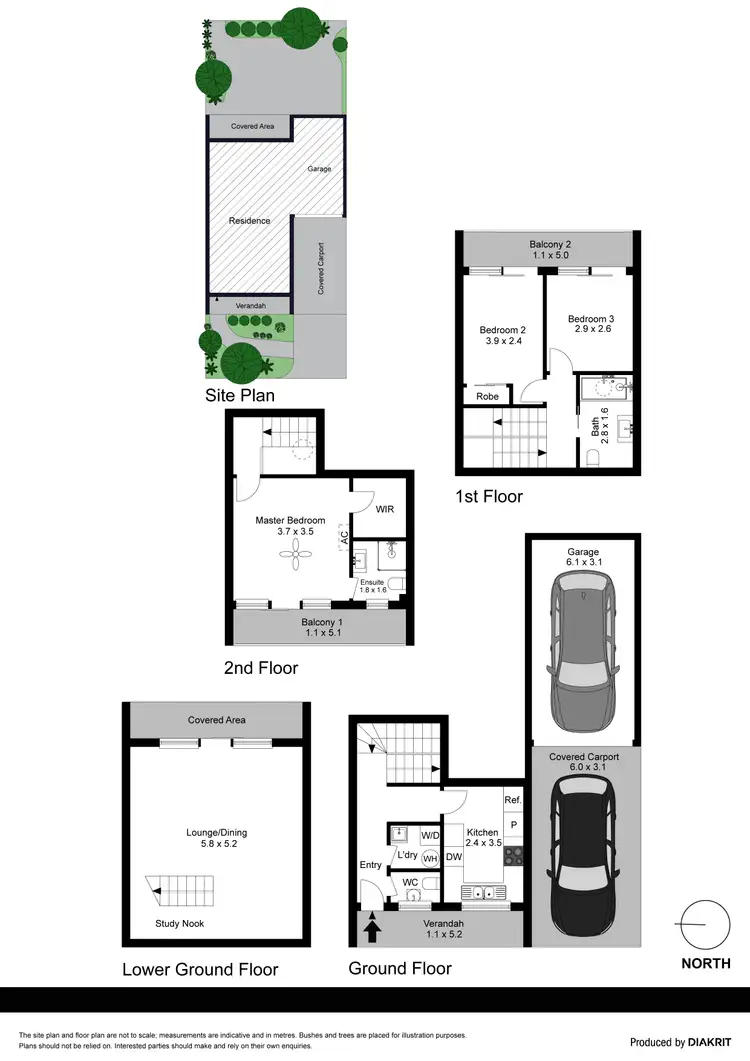 Floorplan of Homely townhouse listing, 43/10-14 Loch Maree Avenue, Thornleigh NSW 2120