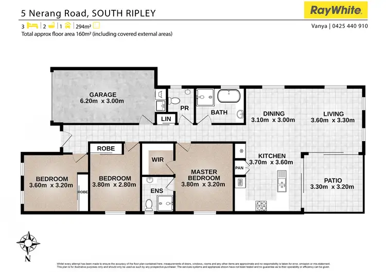 Floorplan of Homely house listing, 5 Nerang Road, South Ripley QLD 4306
