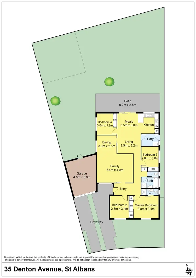 Floorplan of Homely house listing, 35 Denton Avenue, St Albans VIC 3021