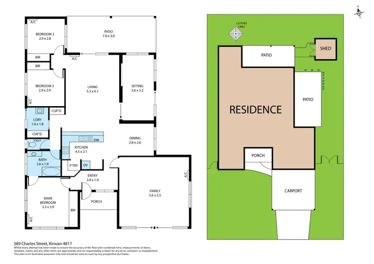 Floorplan of Homely house listing, 389 Charles Street, Kirwan QLD 4817