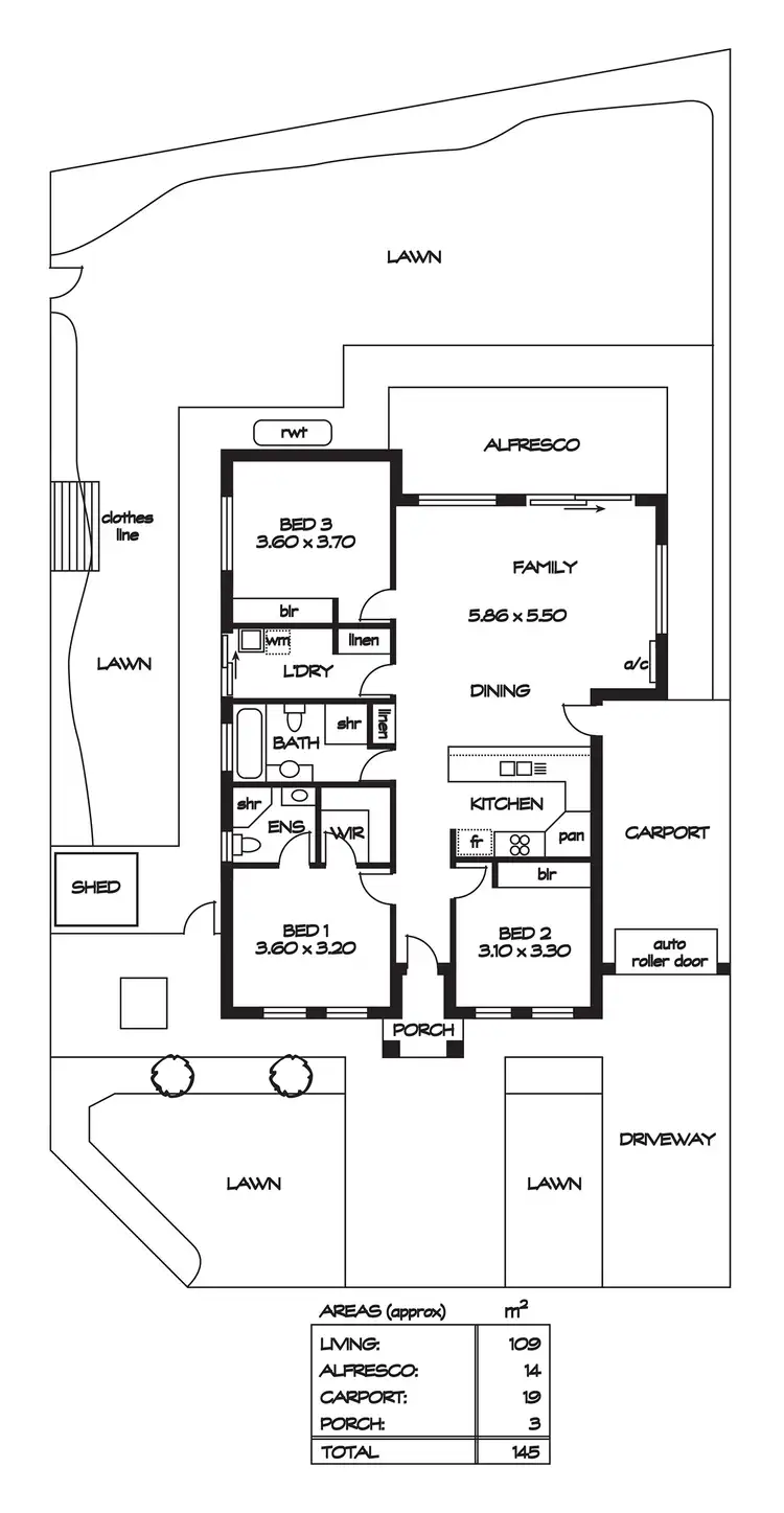 Floorplan of Homely house listing, 2B Wootten Street, Greenacres SA 5086