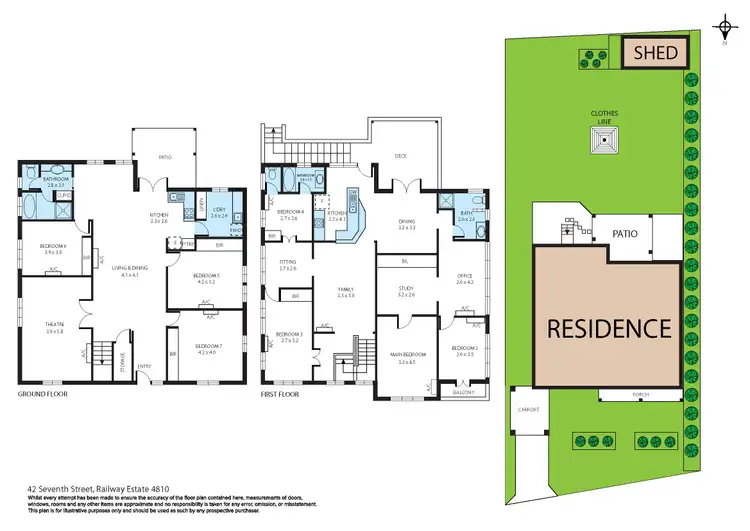 Floorplan of Homely house listing, 42 Seventh Street, Railway Estate QLD 4810