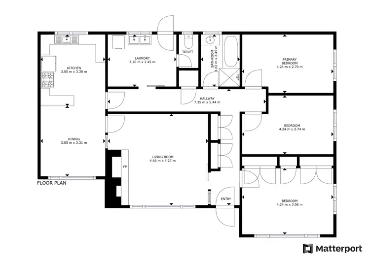 Floorplan of Homely house listing, 32 Sandon Road, Thornlie WA 6108
