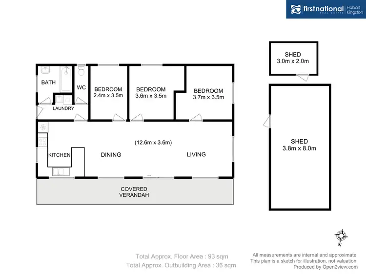 Floorplan of Homely house listing, 916 Adventure Bay Road, Adventure Bay TAS 7150