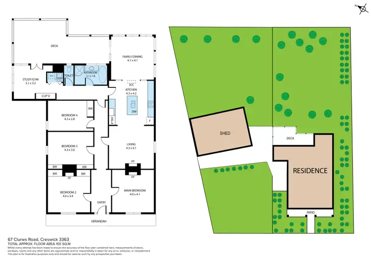 Floorplan of Homely house listing, 67 Clunes Road, Creswick VIC 3363