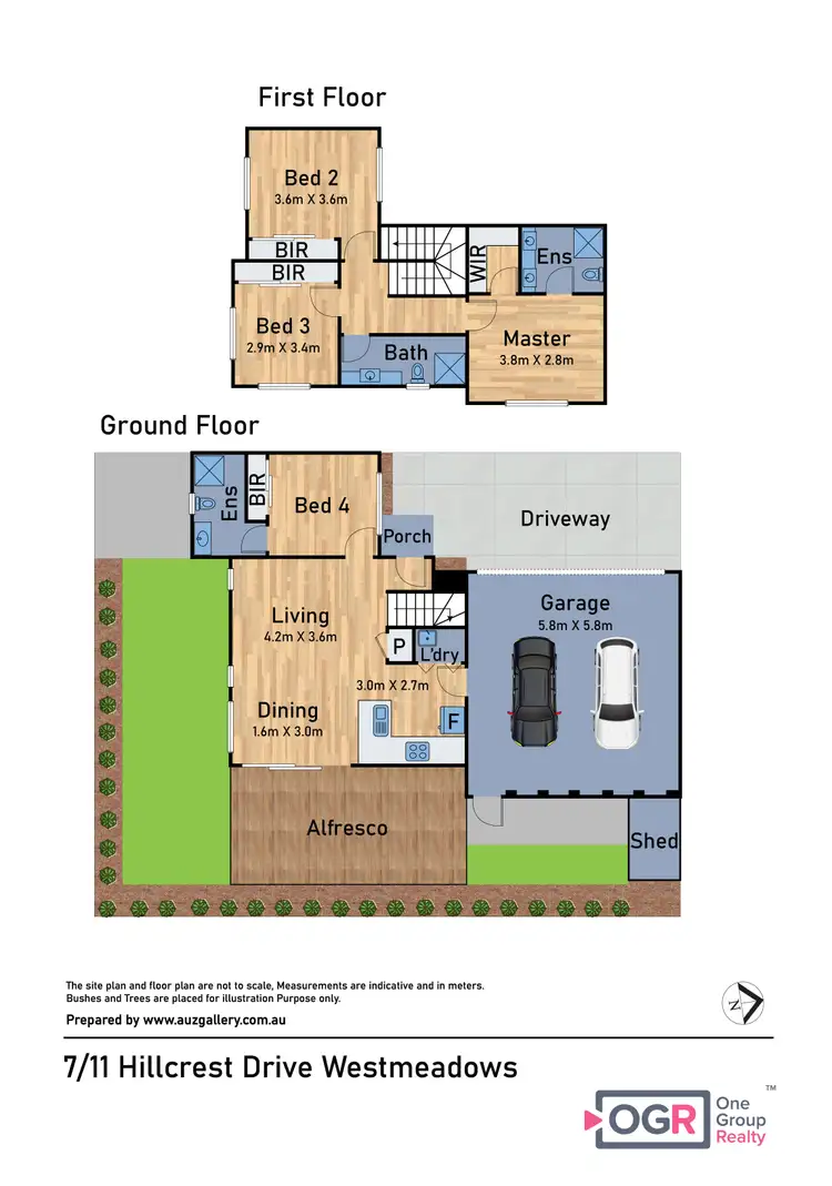 Floorplan of Homely house listing, 7/11 Hillcrest Drive, Westmeadows VIC 3049