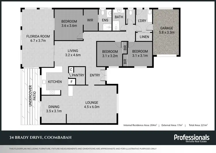 Floorplan of Homely house listing, 34 Brady Drive, Coombabah QLD 4216