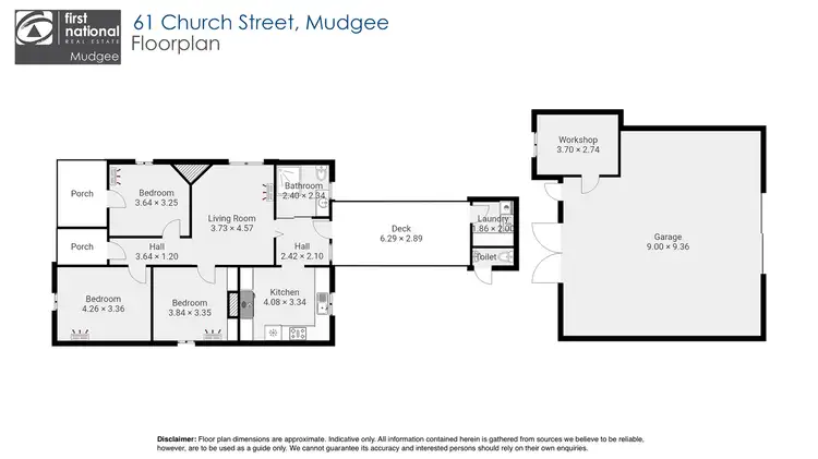 Floorplan of Homely house listing, 61 Church Street, Mudgee NSW 2850