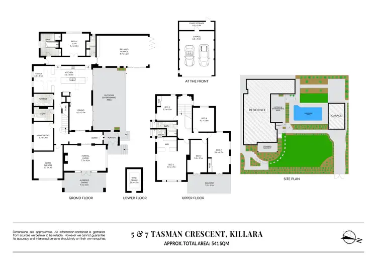 Floorplan of Homely house listing, 5-7 Tasman Crescent, Killara NSW 2071