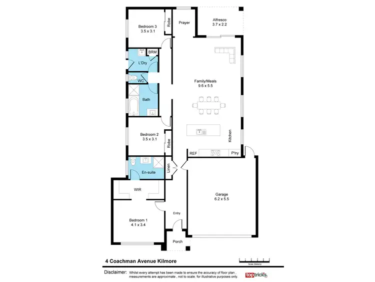 Floorplan of Homely house listing, 4 Coachman Avenue, Kilmore VIC 3764
