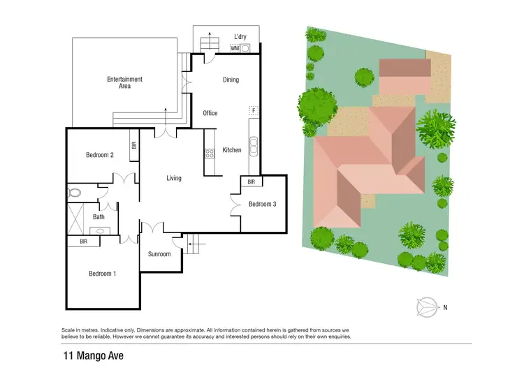 Floorplan of Homely house listing, 11 Mango Avenue, Mundingburra QLD 4812