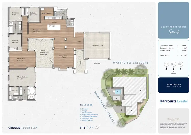 Floorplan of Homely house listing, 2 St Moritz Terrace, Sorrento QLD 4217