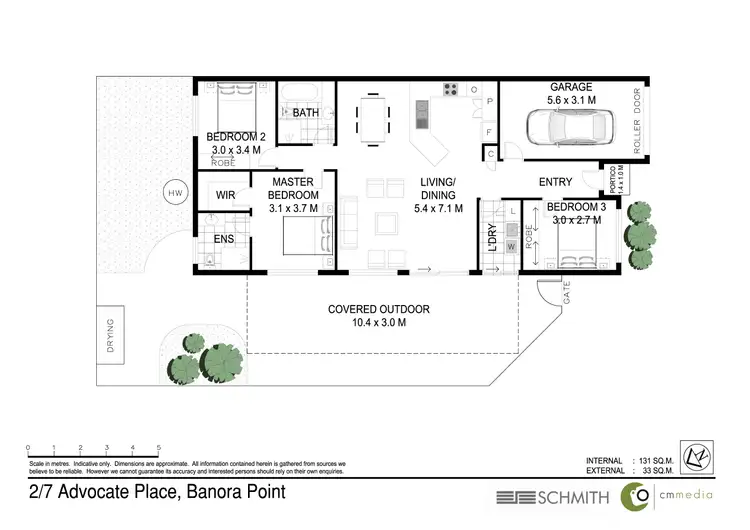 Floorplan of Homely villa listing, 2/7 Advocate Place, Banora Point NSW 2486