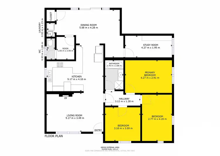 Floorplan of Homely house listing, 23 Cates Avenue, Waikerie SA 5330