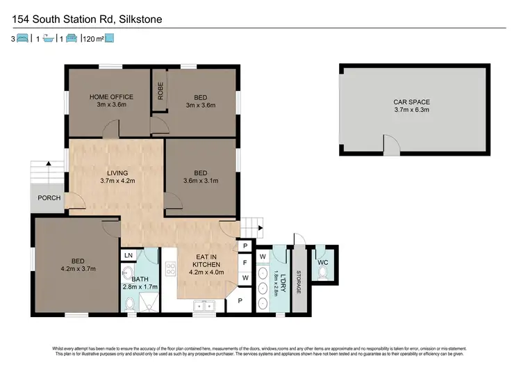 Floorplan of Homely house listing, 154 South Station Road, Silkstone QLD 4304