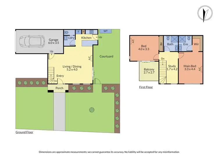 Floorplan of Homely townhouse listing, 1/3 Conway Court, Boronia VIC 3155