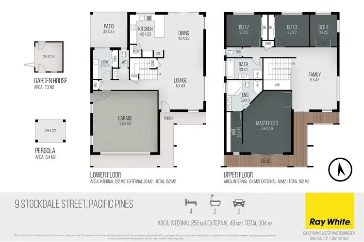 Floorplan of Homely house listing, 9 Stockdale Street, Pacific Pines QLD 4211