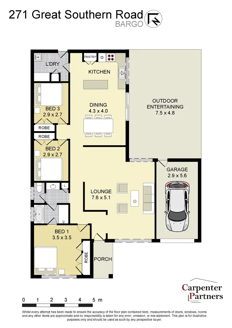 Floorplan of Homely house listing, 271 Great Southern Road, Bargo NSW 2574