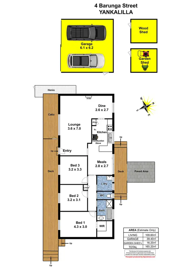 Floorplan of Homely house listing, 4 Barunga Street, Yankalilla SA 5203
