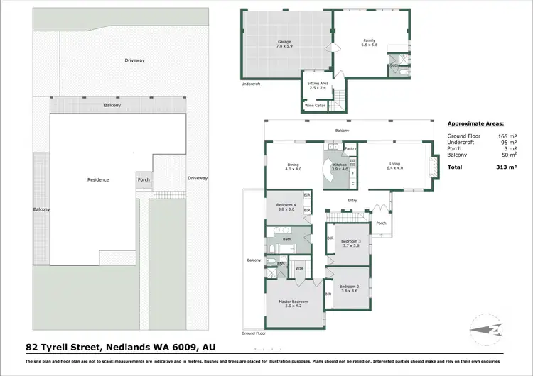 Floorplan of Homely house listing, 82 Tyrell Street, Nedlands WA 6009