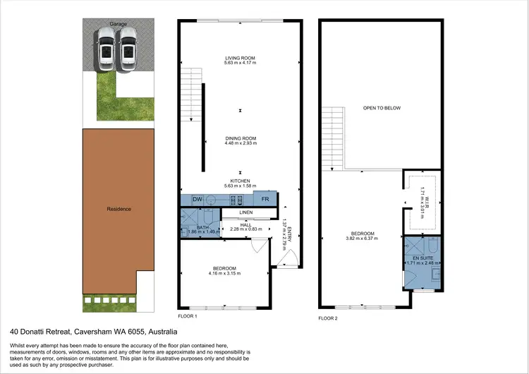 Floorplan of Homely house listing, 40 Donatti Retreat, Caversham WA 6055
