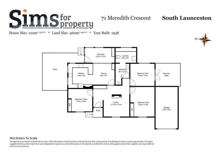 Floorplan of Homely house listing, 71 Meredith Crescent, South Launceston TAS 7249