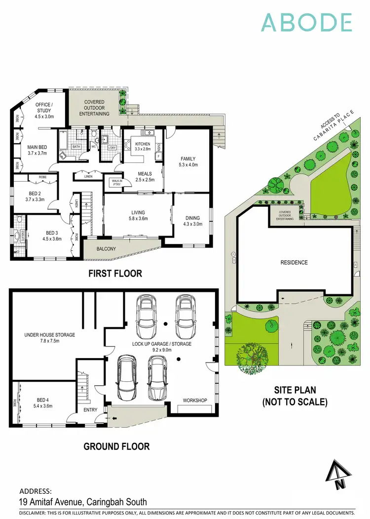 Floorplan of Homely house listing, 19 Amitaf Avenue, Caringbah South NSW 2229