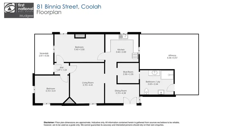 Floorplan of Homely house listing, 81 Binnia Street, Coolah NSW 2843