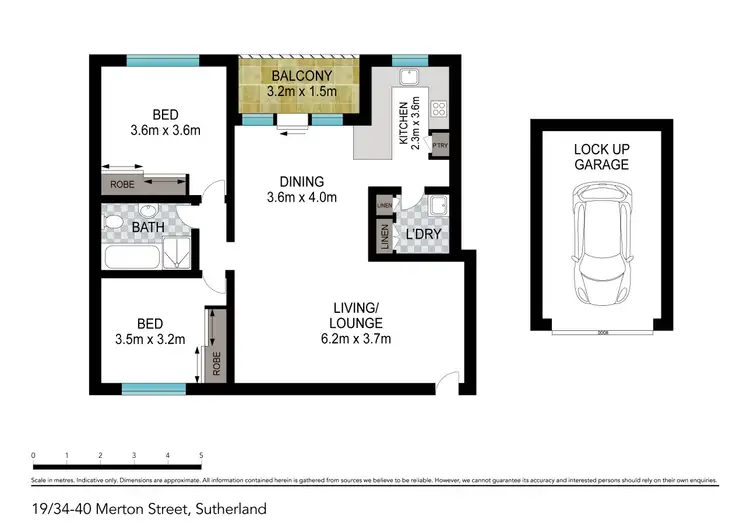 Floorplan of Homely apartment listing, 19/34-40 Merton Street, Sutherland NSW 2232