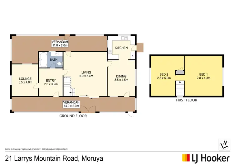 Floorplan of Homely rural property listing, 21 Larrys Mountain Road, Moruya NSW 2537