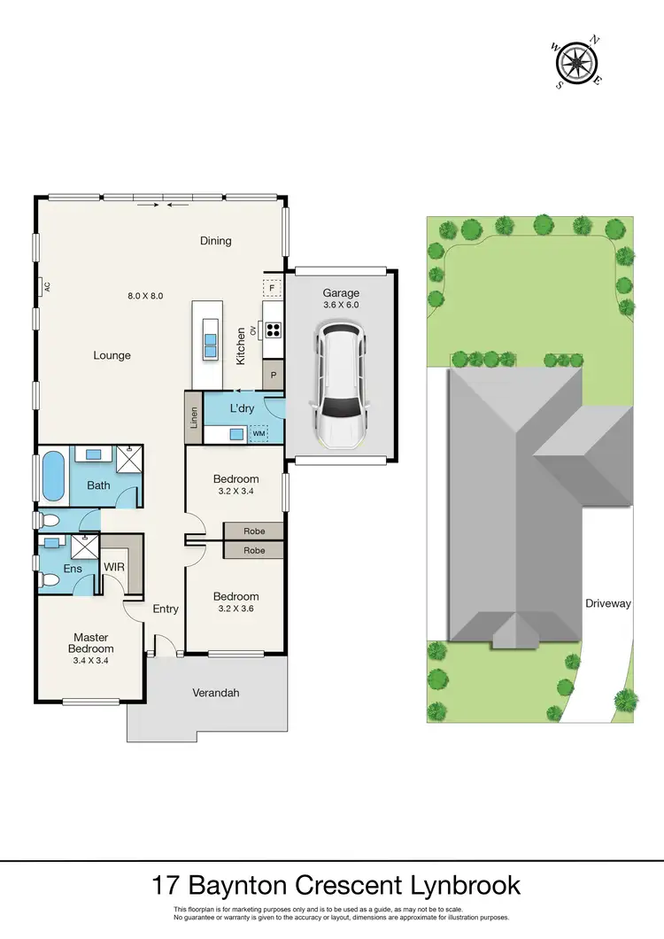 Floorplan of Homely house listing, 17 Baynton Crescent, Lynbrook VIC 3975