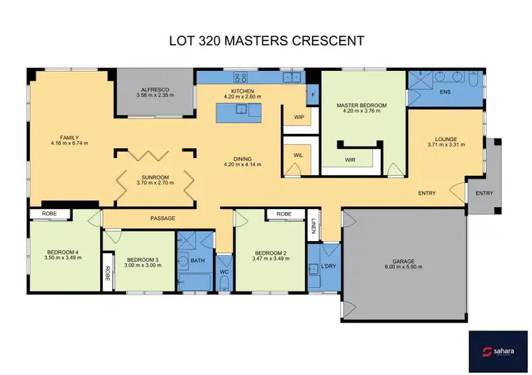 Floorplan of Homely house listing, 5 Masters Crescent, Mambourin VIC 3024